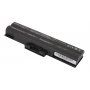 Sony compatibile VGP-BPL21 baterii Mitsu 4400 mAh (49 Wh), 6 articole Li-Ion 11.1V (10.8V) (negru)